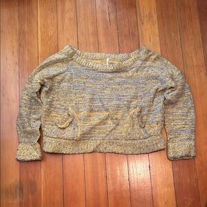 Cozy Gray and Tan Women's Sweater